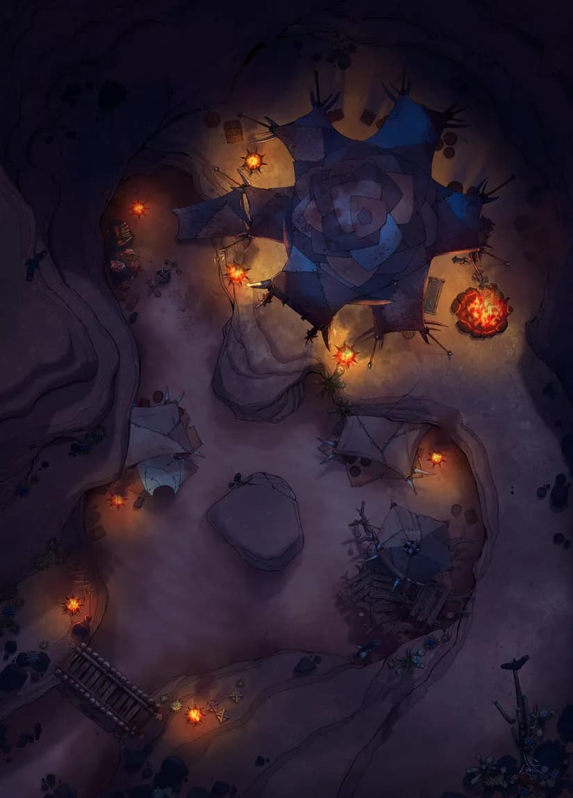 Orc Desert Camp map, Camp Night variant thumbnail