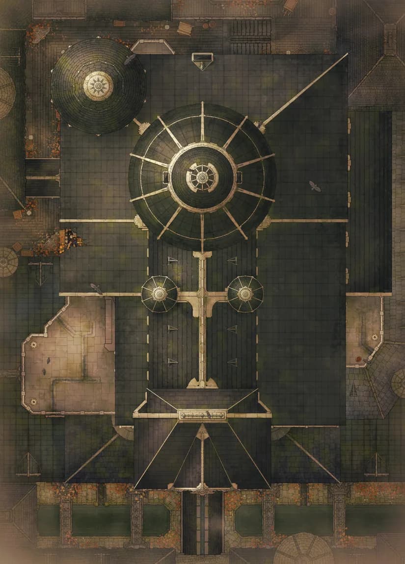 Muniment Chamber map, Original Day Roof variant thumbnail