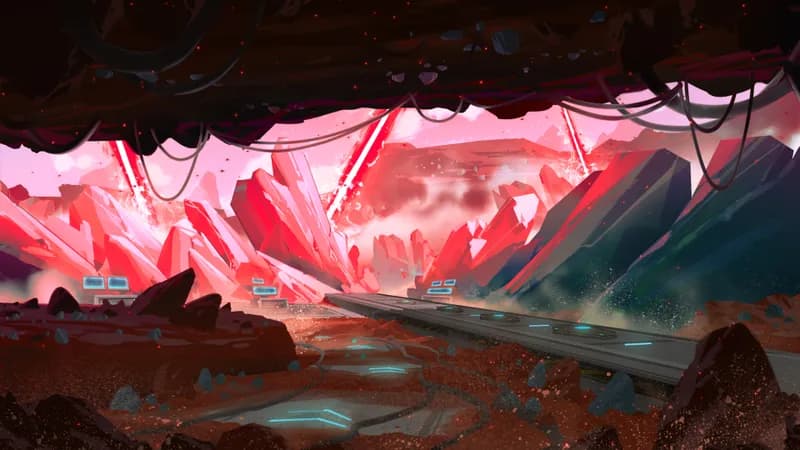 Crystal Mines map, Mining Lasers variant thumbnail