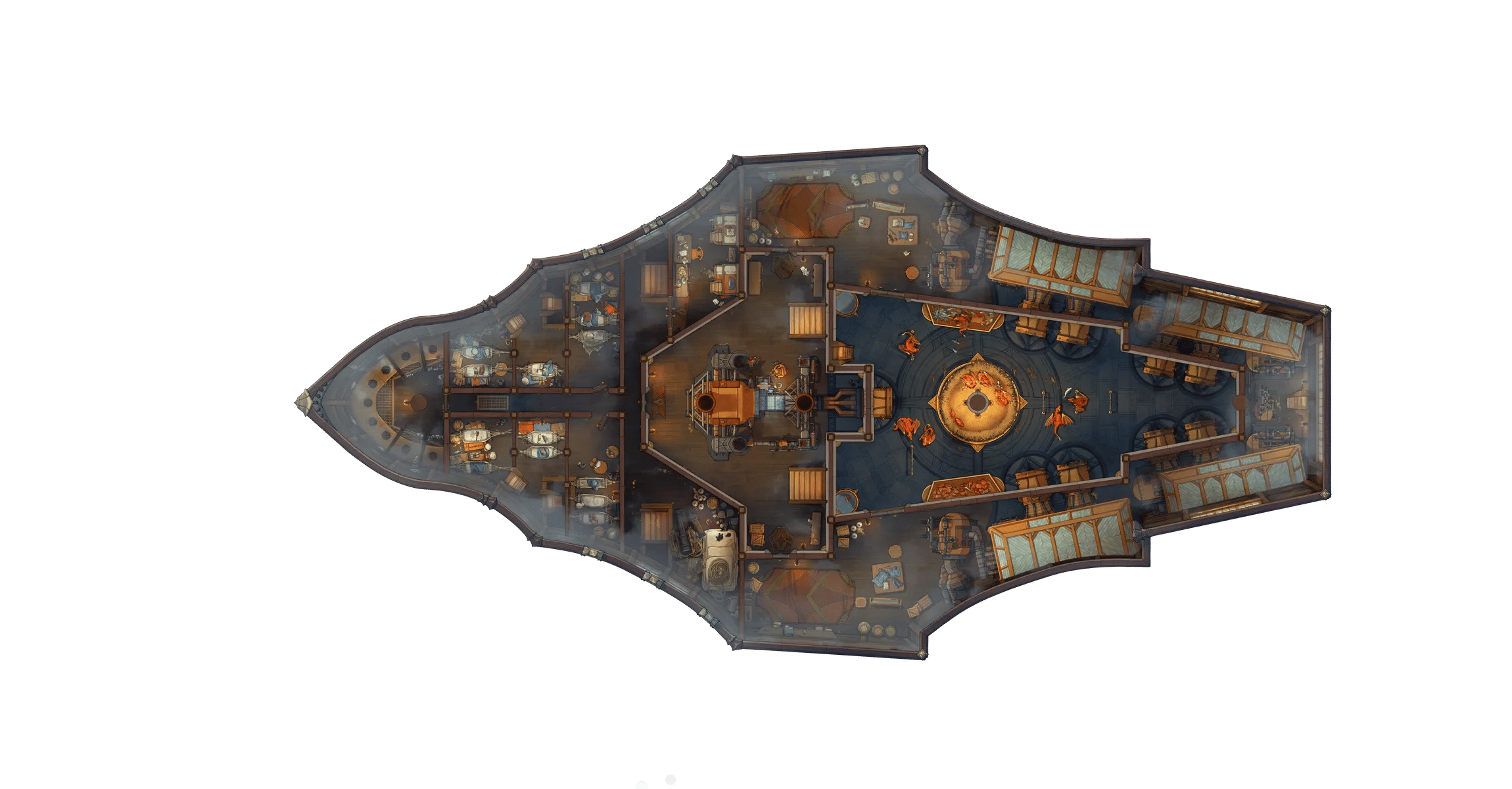Dragon Ship - Lower Deck map, Fog variant thumbnail
