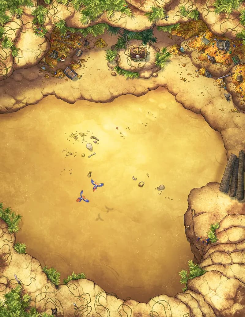 Jungle Treasure Trove map, Desert variant thumbnail