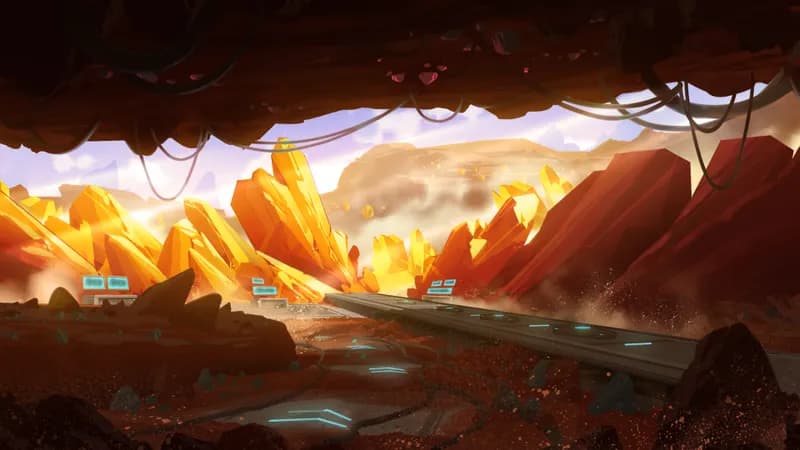 Crystal Mines map, Yellow variant thumbnail
