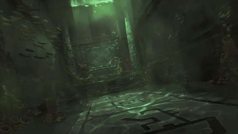 Deep Sea Temple map, Open Room variant thumbnail