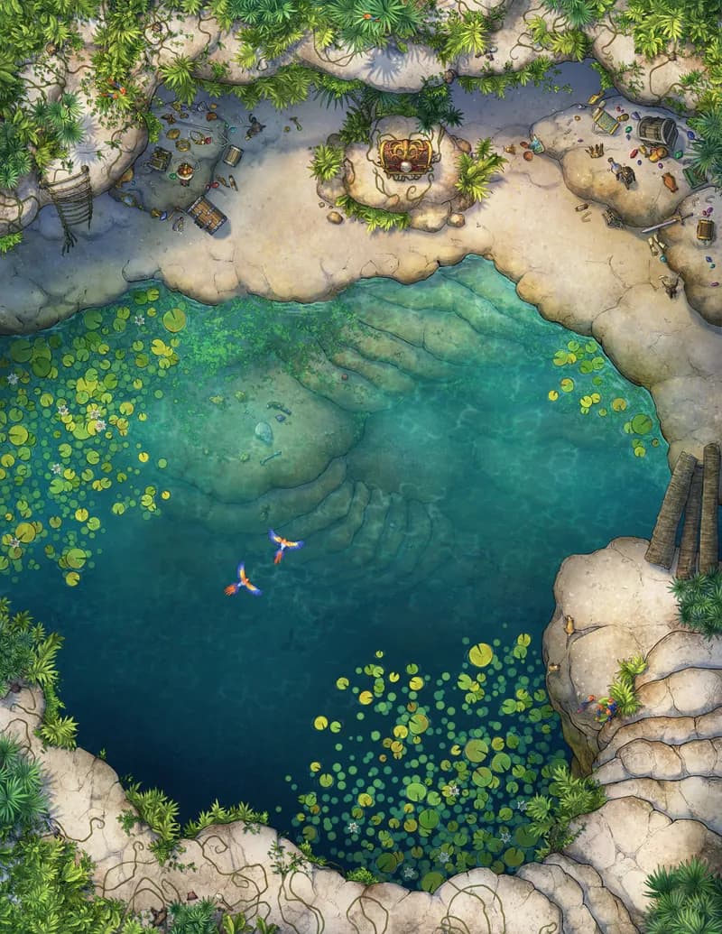 Jungle Treasure Trove map, No Coins variant thumbnail