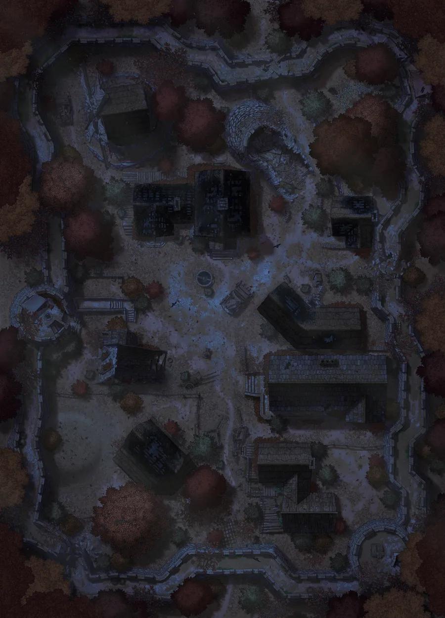 Hauthell map, 05 Autumn Night variant thumbnail