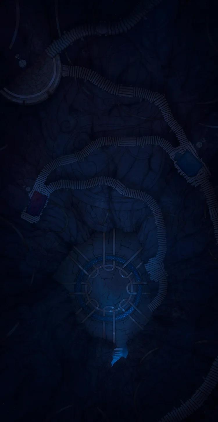 Yggdrasil Trunk map, Dark Night variant thumbnail