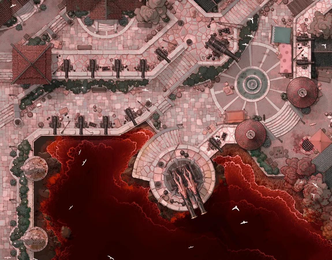 Port Bastion map, Blood Ocean variant thumbnail