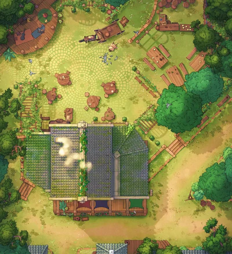 Beer Garden Tavern map, Grassy variant thumbnail