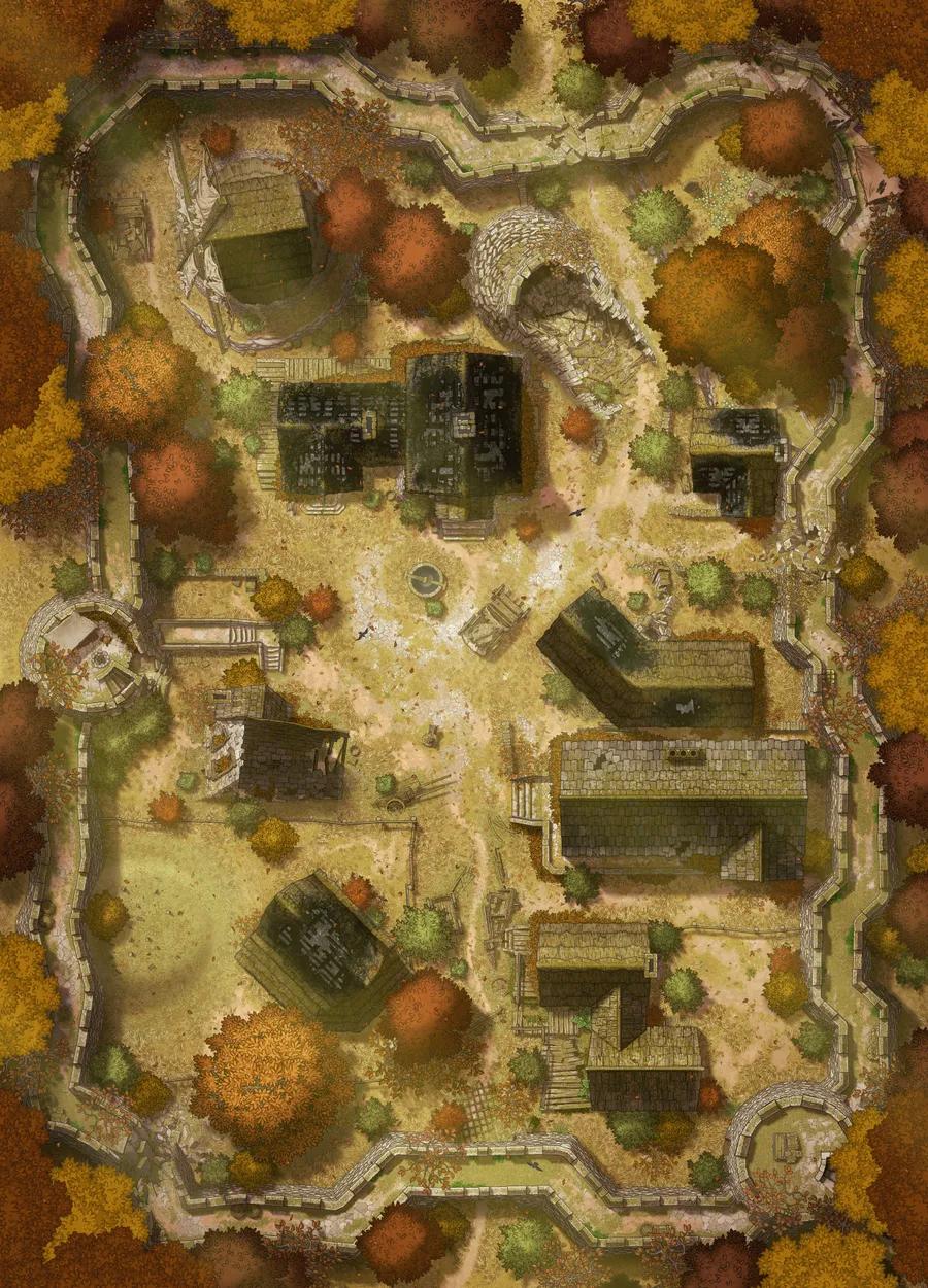 Hauthell map, 05 Autumn Day variant thumbnail
