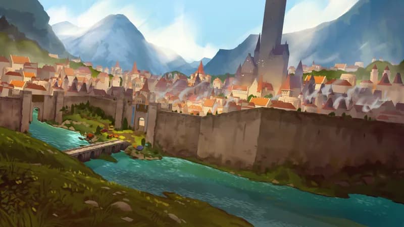 Market City Walls map, Sprawling City Day variant thumbnail