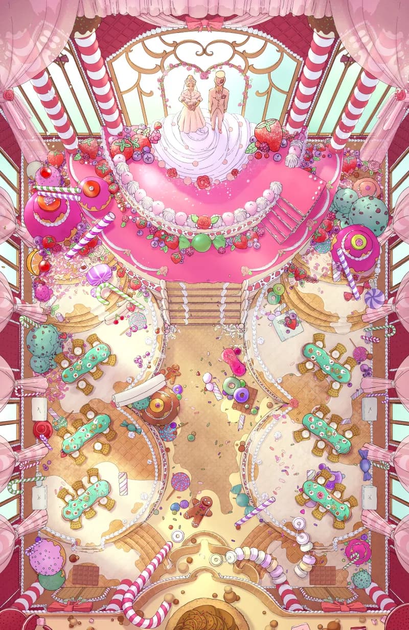 Candy Castle Banquet Hall map, Original Day variant thumbnail