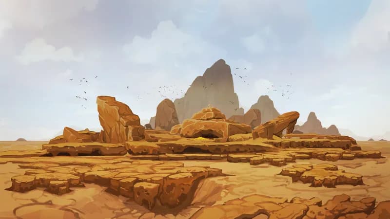 Siren's Shipwreck Shore map, Desert variant thumbnail