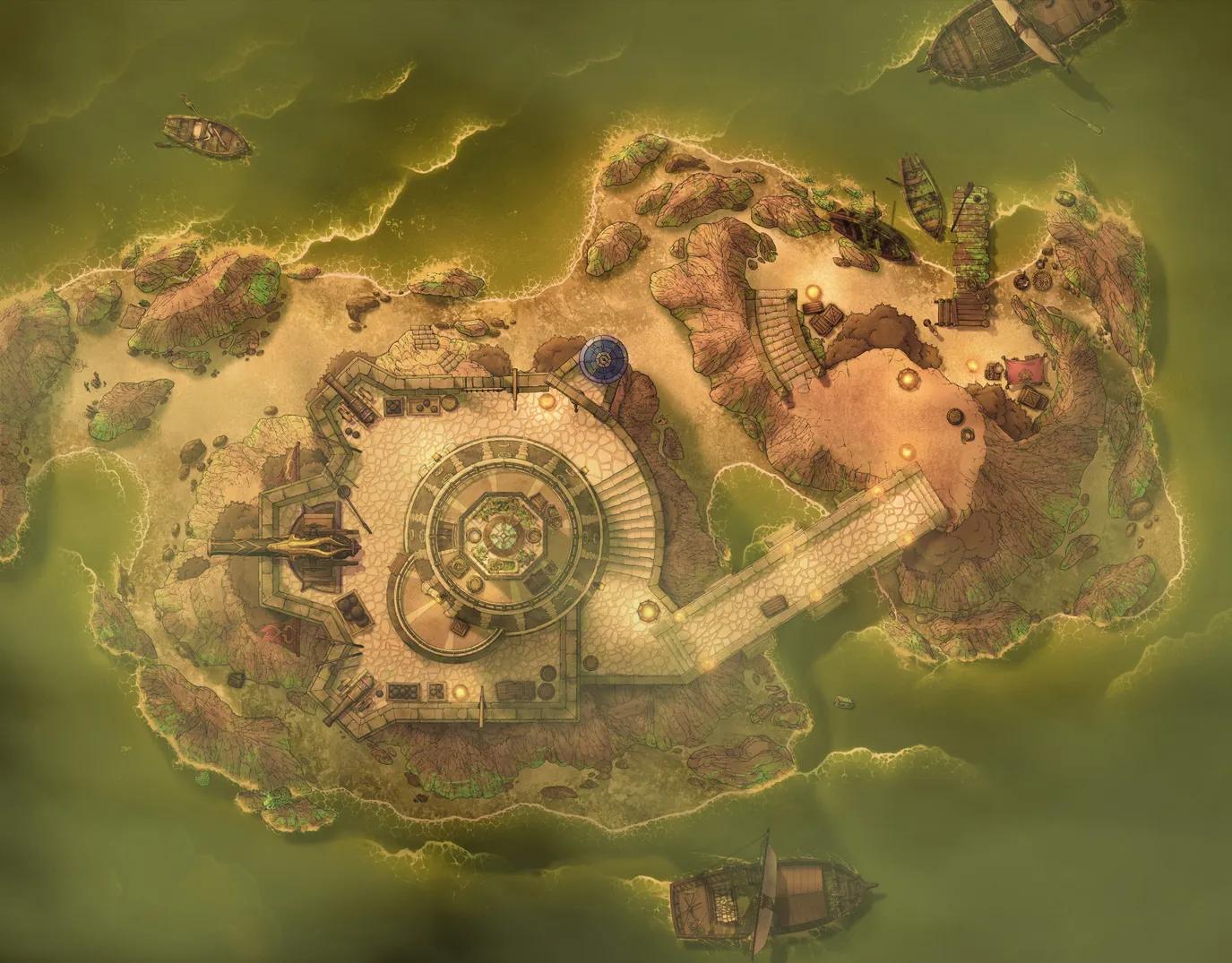 Lighthouse Isle map, Toxic variant thumbnail