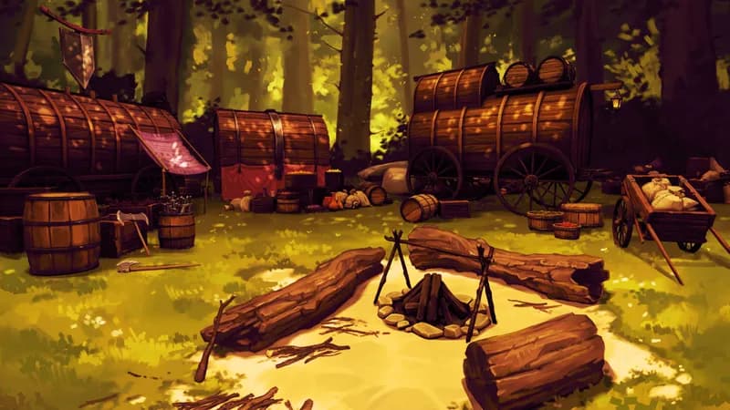Caravan Camp map, Sunset variant thumbnail