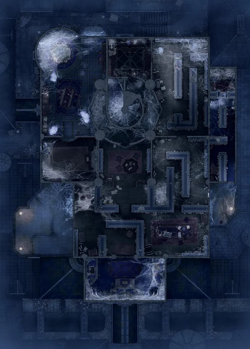Muniment Chamber map, Spiders variant thumbnail