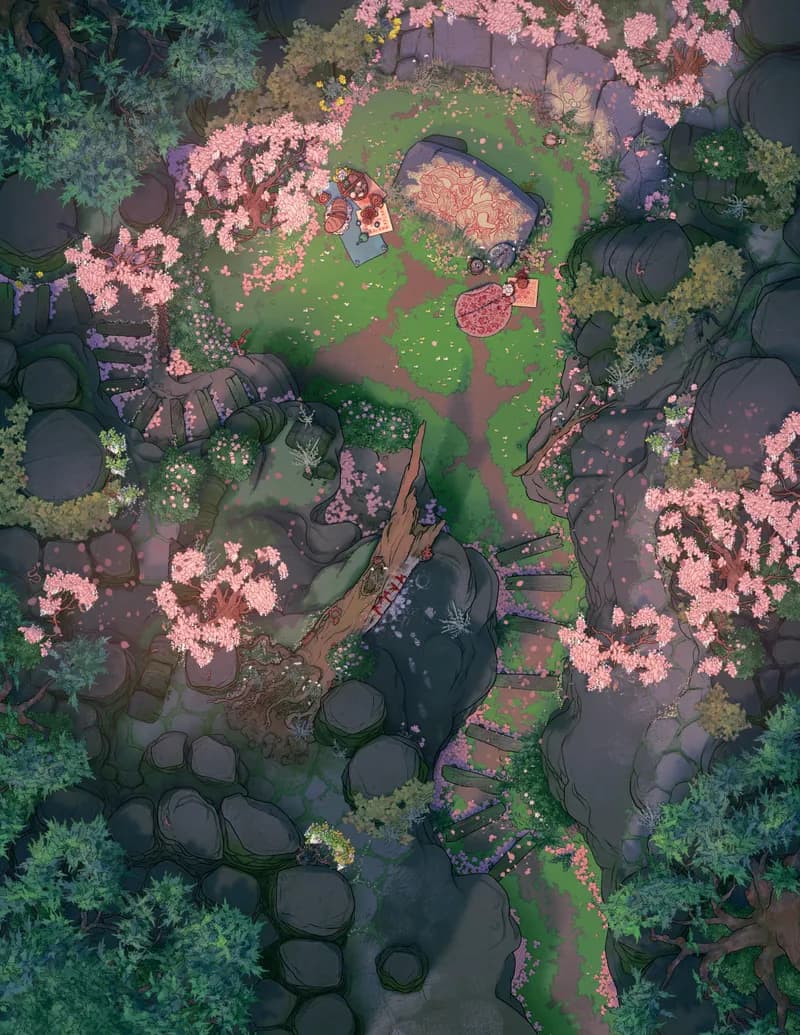 Dragon's Memorial map, Spring variant thumbnail