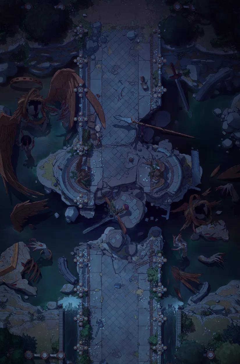 Empyreal Bridge map, Dark variant thumbnail