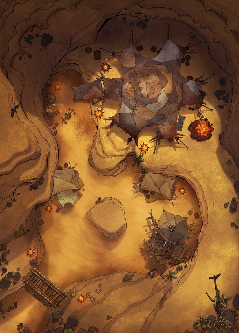 Orc Desert Camp map, Camp Day variant thumbnail