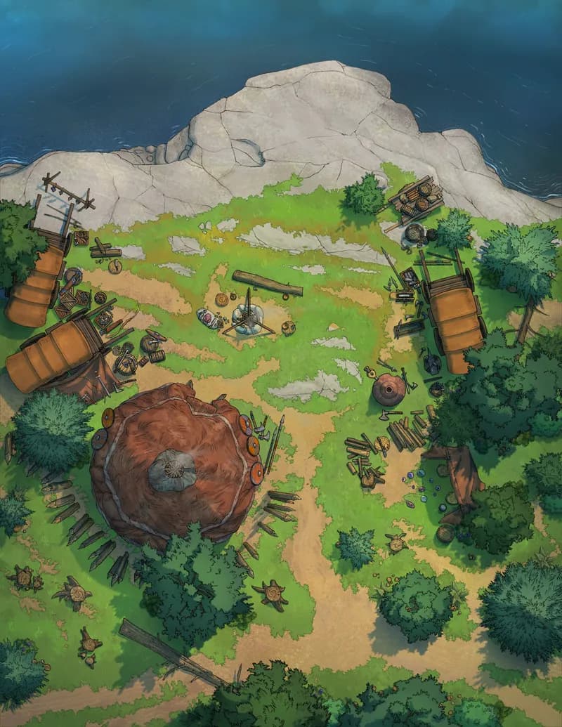 Lakeside Respite map, No Animals Day variant thumbnail