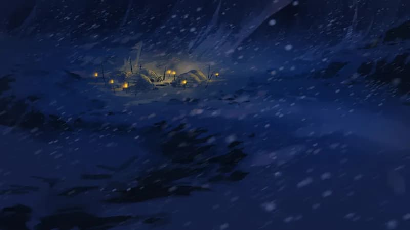 Remote Ice Village map, Original Night variant thumbnail