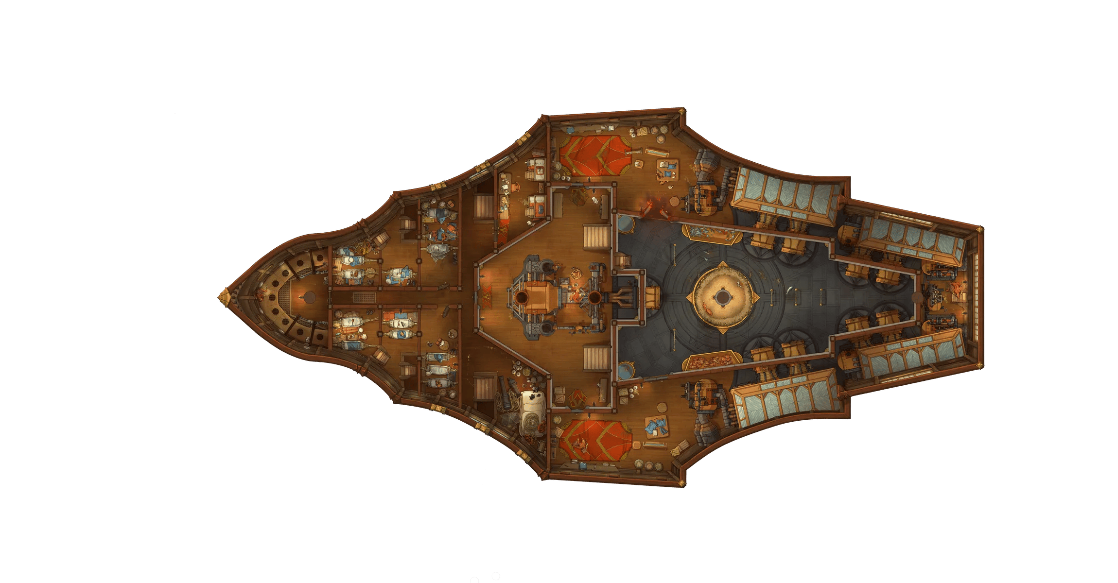 Dragon Ship - Lower Deck map, Dragon Escape variant thumbnail