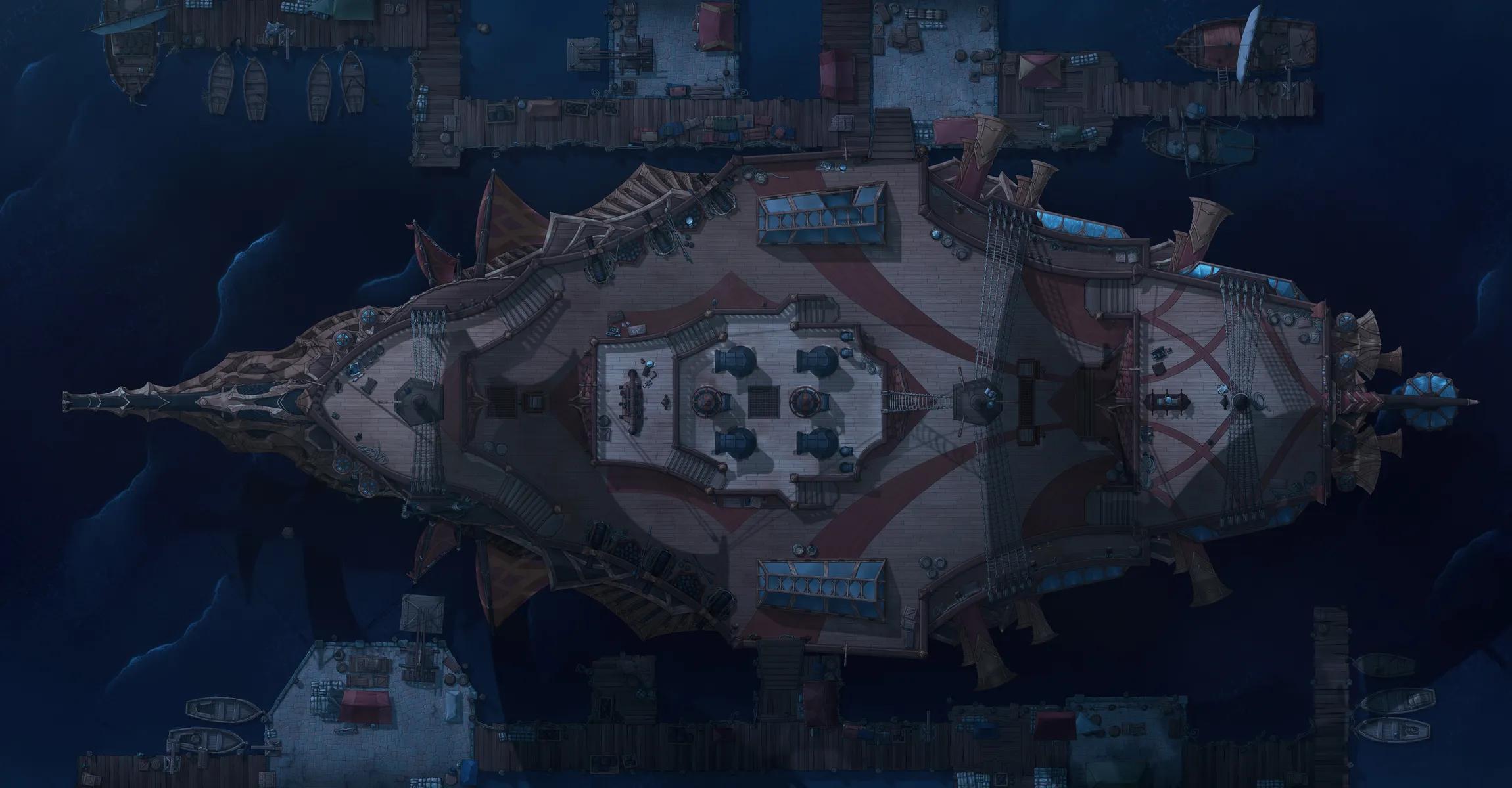Dragon Ship Exterior map, Dark variant thumbnail