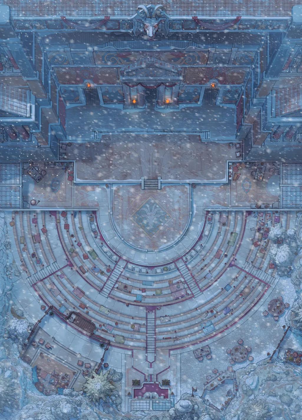 Affluent Amphitheatre map, Winter variant thumbnail