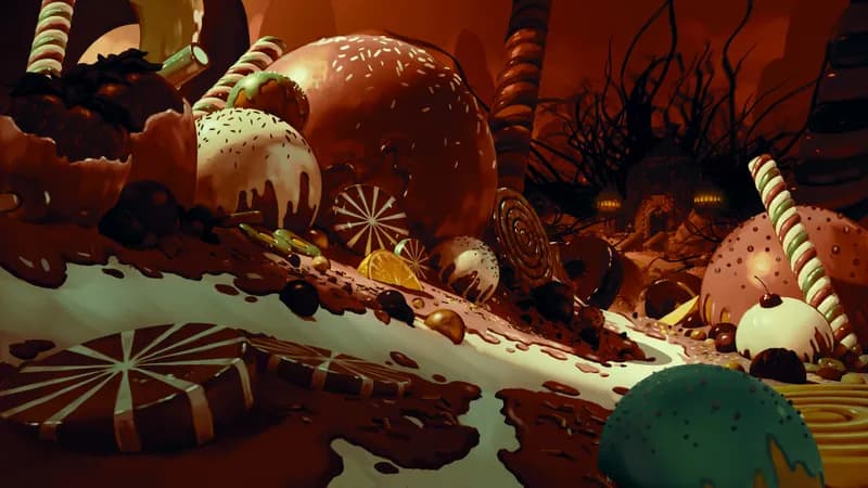 Candy Castle map, Cast Into Darkness variant thumbnail