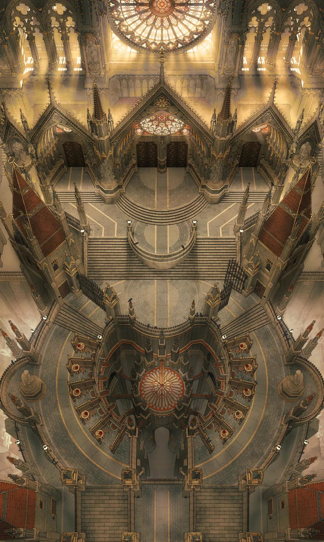 Cathedral of the Eight Exterior map, Original Day variant thumbnail