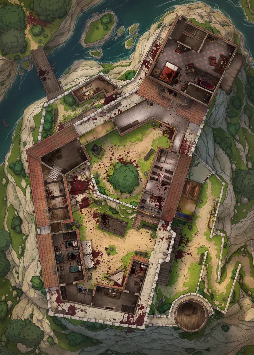 Island Toll Castle map, Floor 3 Massacre variant thumbnail