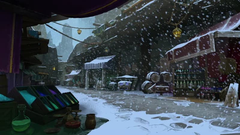 Black Market Streets map, Winter variant thumbnail