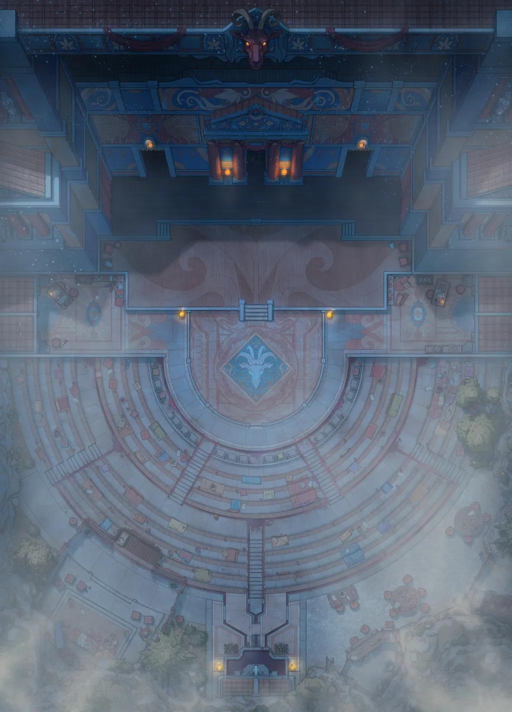 Affluent Amphitheatre map, Fog variant thumbnail