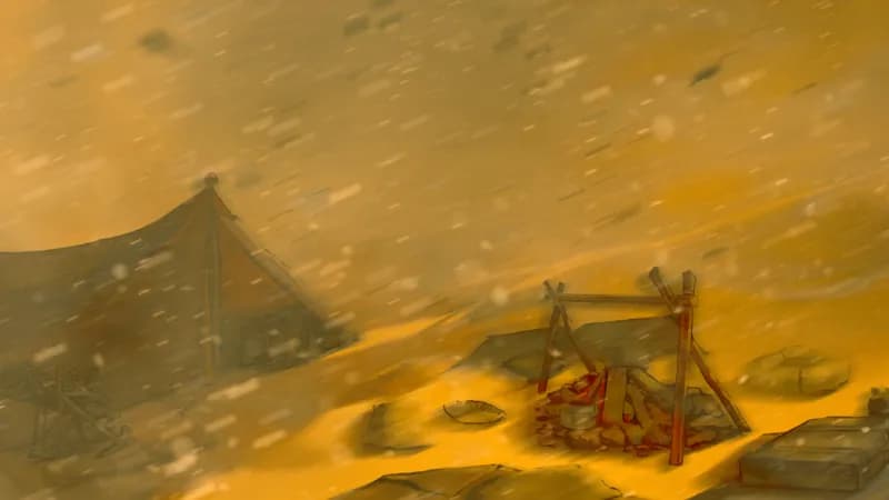 Desert Trading Camp map, Sandstorm variant thumbnail