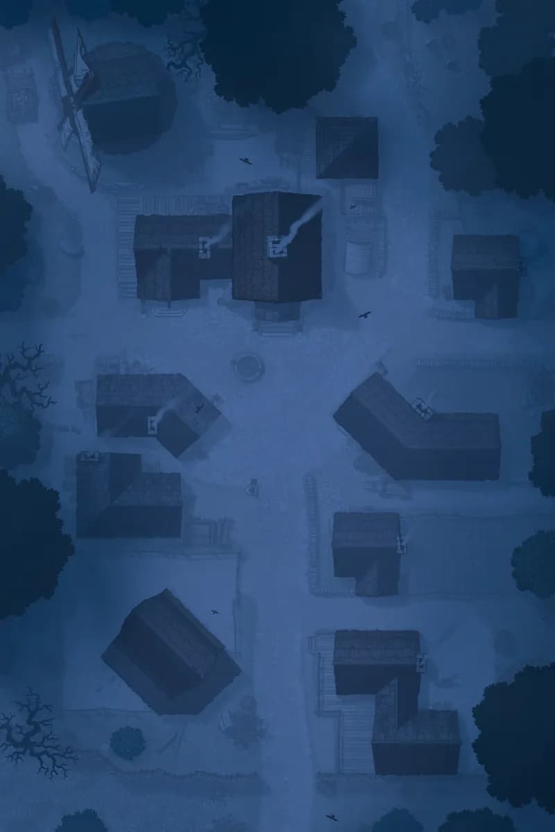 Hauthell map, 03 Mist Night variant thumbnail