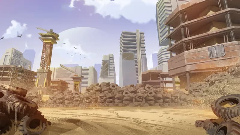 Tyre Yard map, No Truck Day variant thumbnail