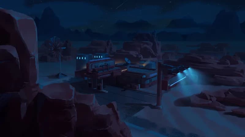Apocalyptic Fuel Station map, Original Night variant thumbnail
