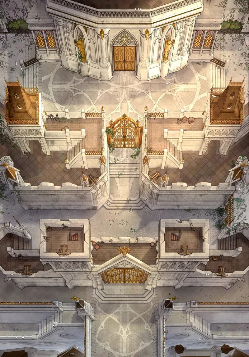 Gated Ramparts map, Opulant variant thumbnail