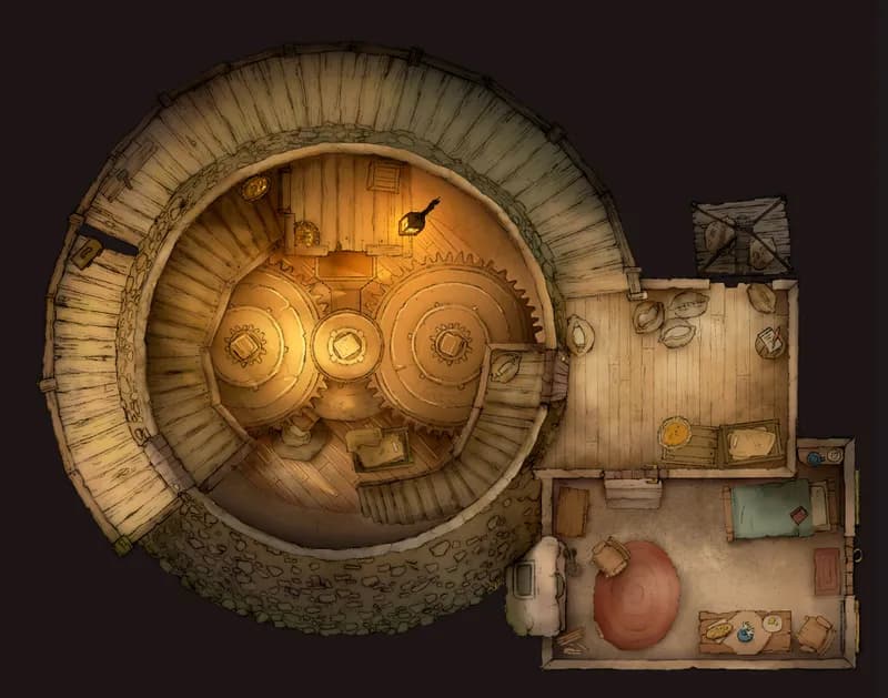 Windmill Farm map, Interior variant
