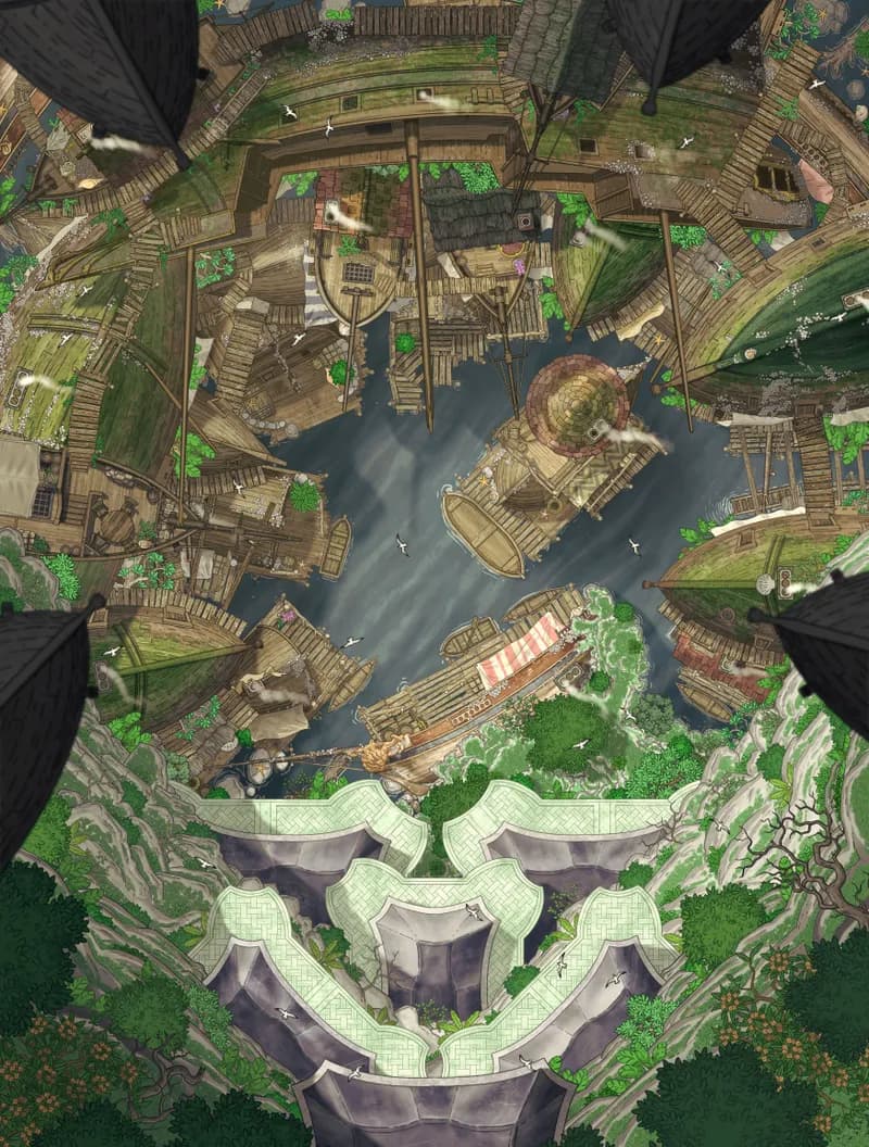 Breathe Like Fae map, Pirate Town Day variant thumbnail
