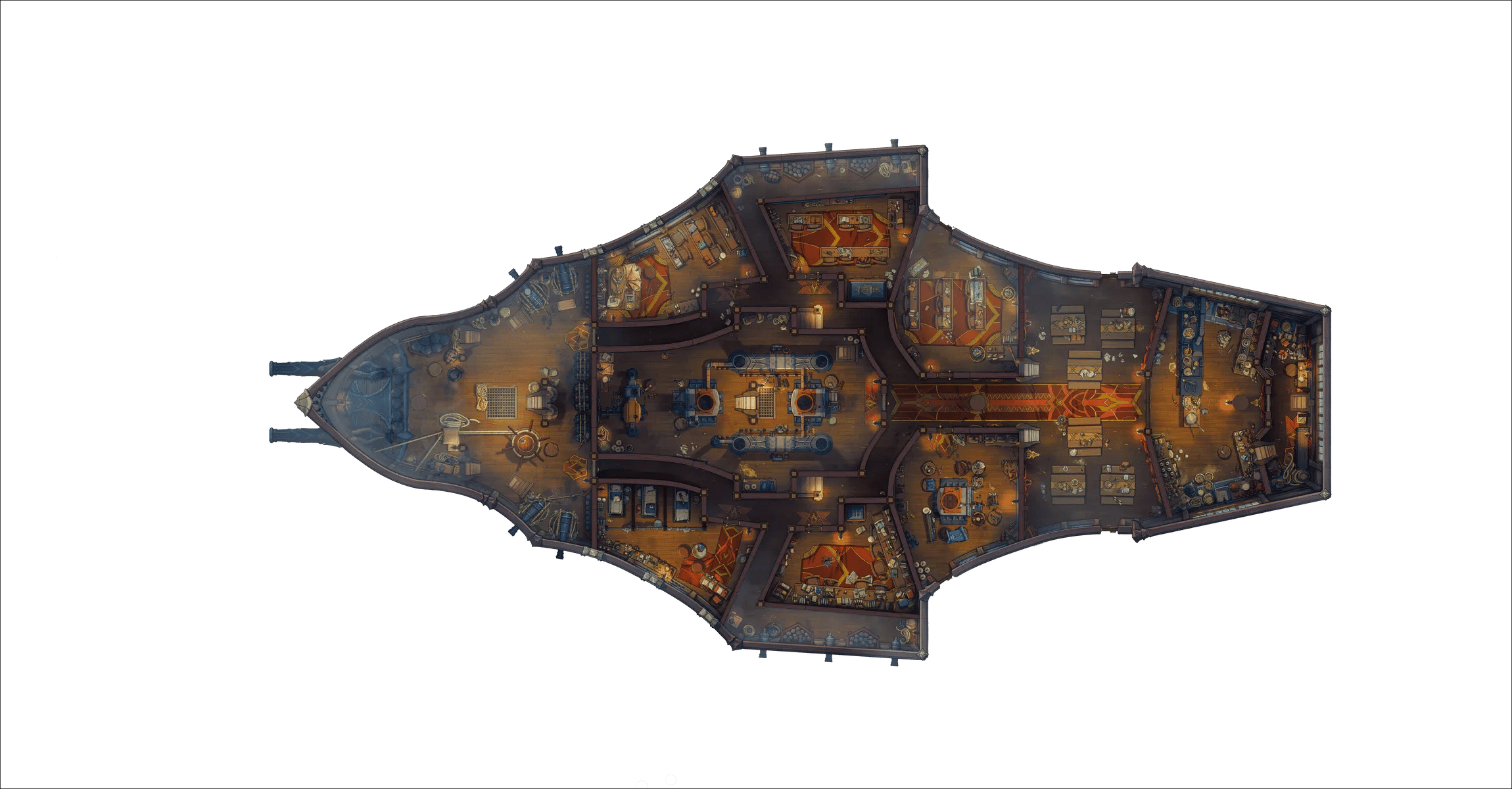 Dragon Ship Interior map, Lower Deck Fog variant thumbnail