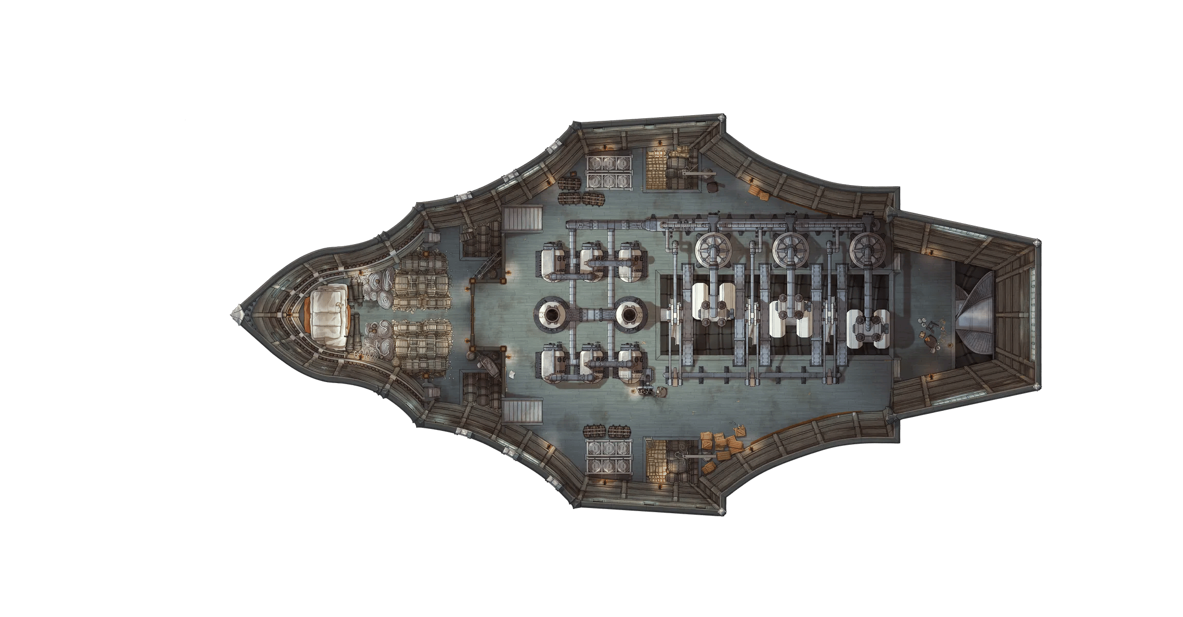 Dragon Ship - Engine Room map, Royal Blue variant thumbnail