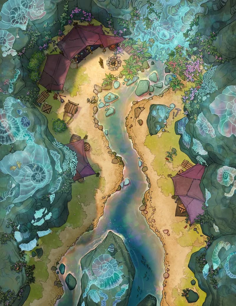 Fossil Caves map, Diamond variant thumbnail