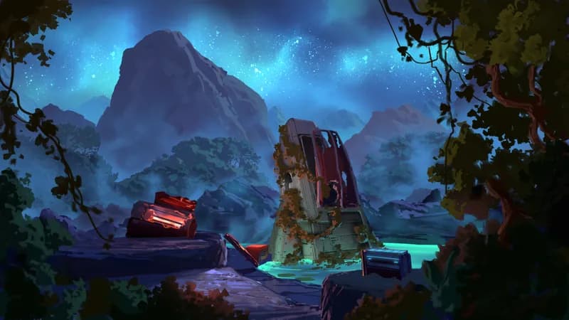 Crash Site Repair Camp map, No Effects variant thumbnail