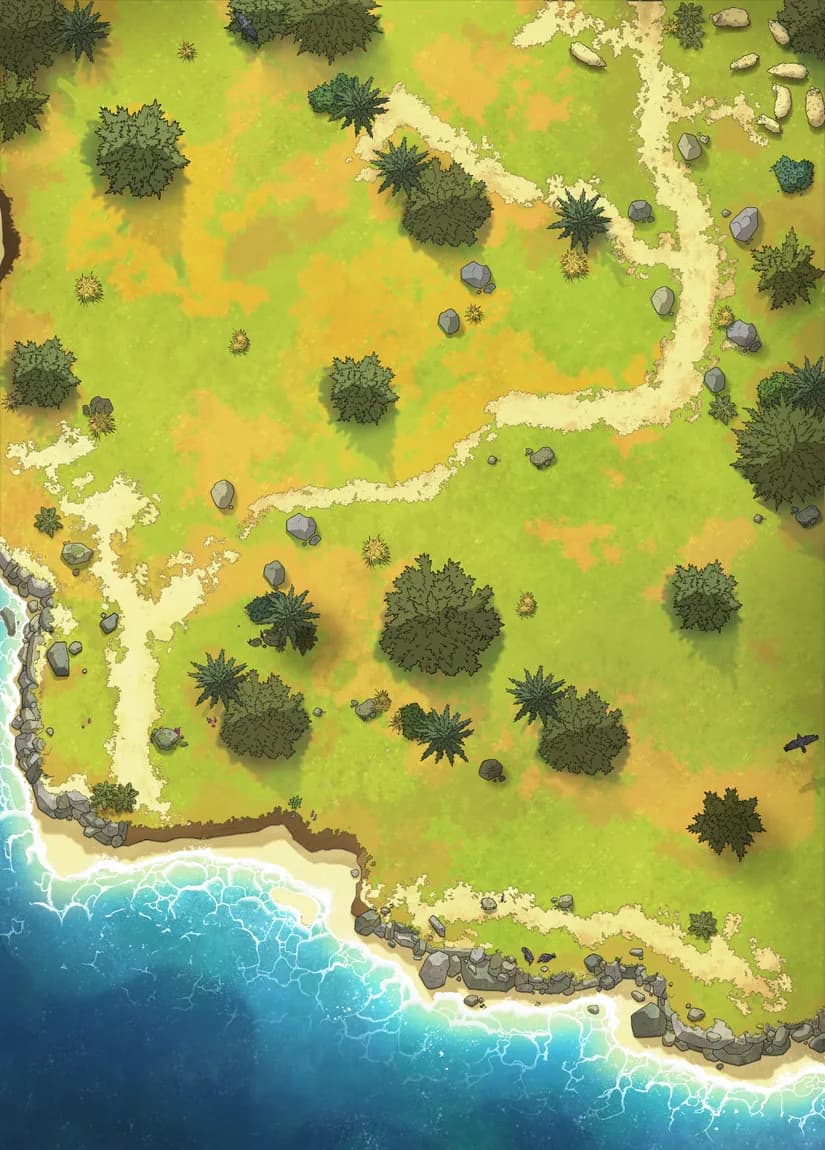 Viking Longhouse map, Natural Day variant thumbnail