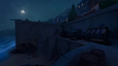 Beach Town map, Original Night variant thumbnail