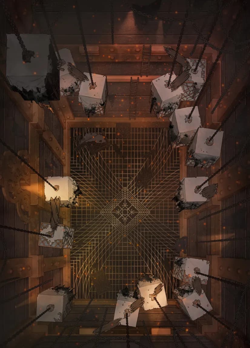Wizard Prison Part 7 map, Furnace Off variant thumbnail