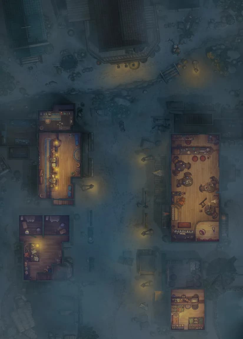 Wild West Town map, Fog Interior variant thumbnail