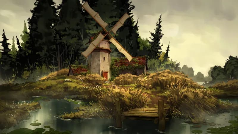 Mellow Marshland Mill map, No Animals variant thumbnail