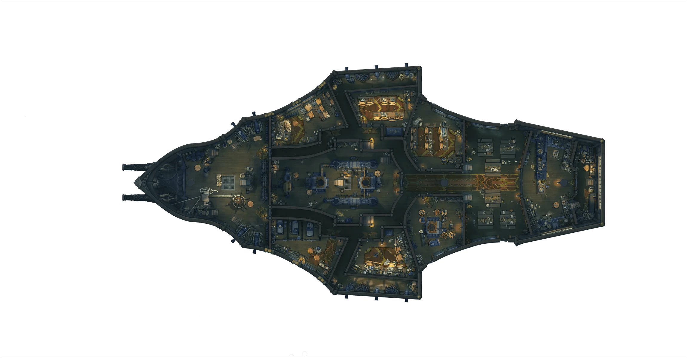 Dragon Ship Interior map, Lower Deck Rain variant thumbnail