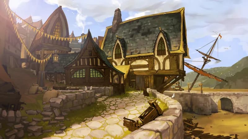 Low Town Docks map, Drought variant thumbnail